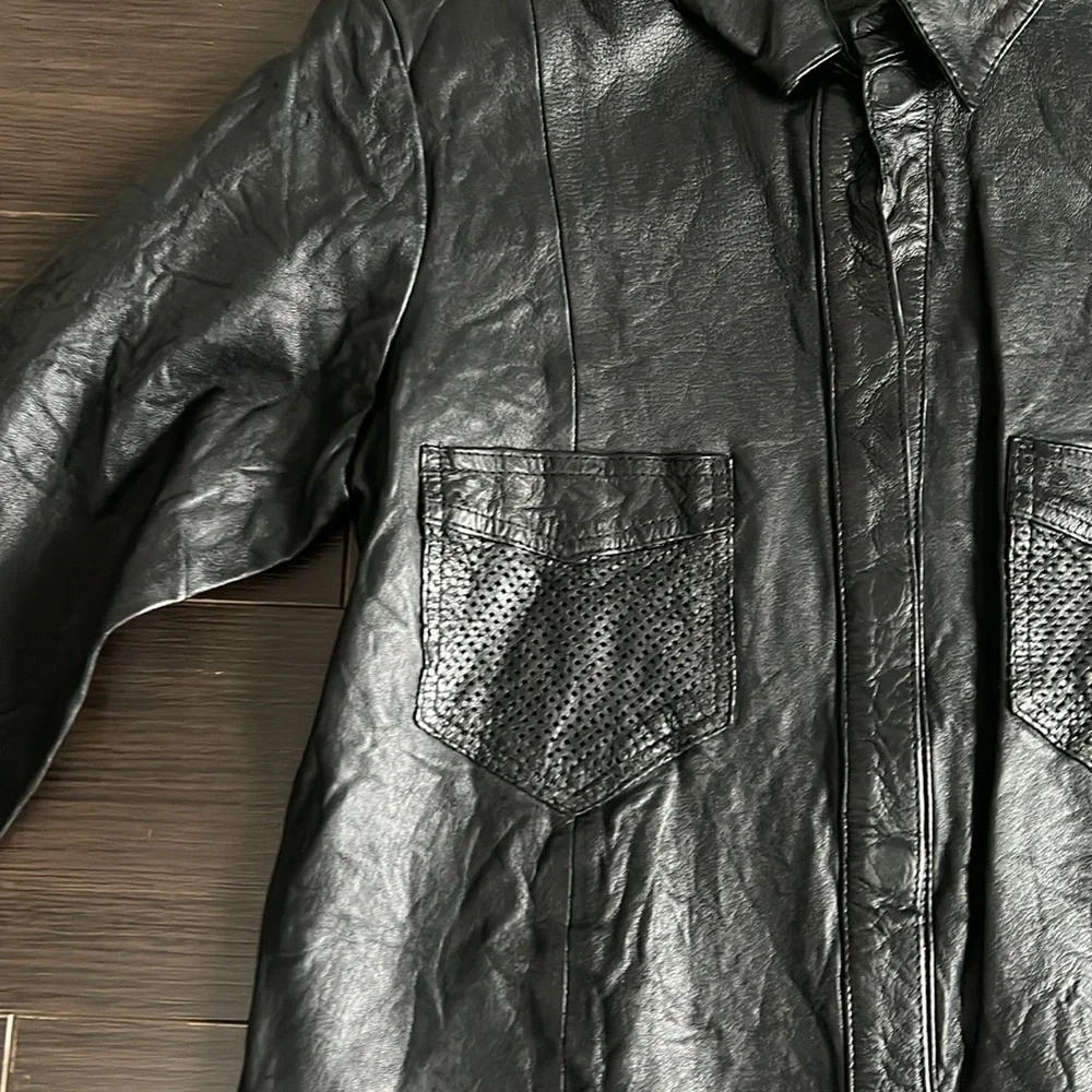 Bano eeMee Leather Cropped Jacket, XS